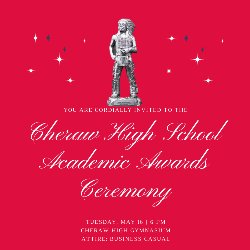 Academic Awards 2023 Invitation
